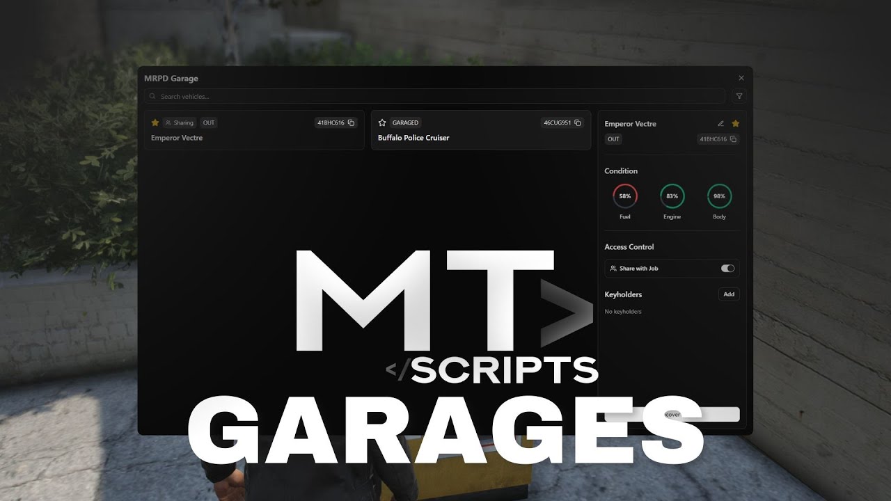 FiveM Garages, Parking and Impound system FiveM Garages, Parking and Impound system